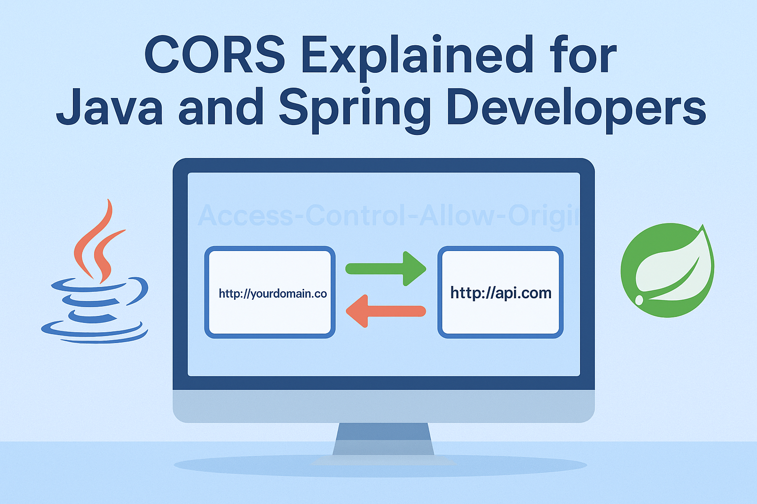 CORS Explained for Java and Spring Developers